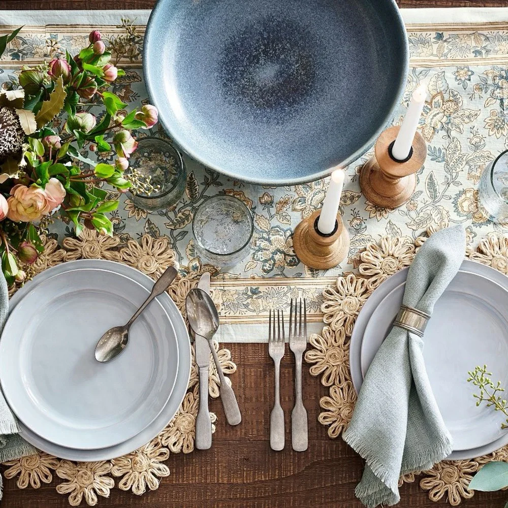 Pottery Barn Aqua Dinner Plate
